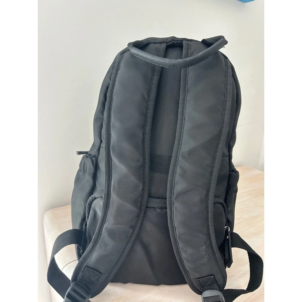 Eastsport Limited Black Polyester Backpack Multi Pocket School Bag 11160W0